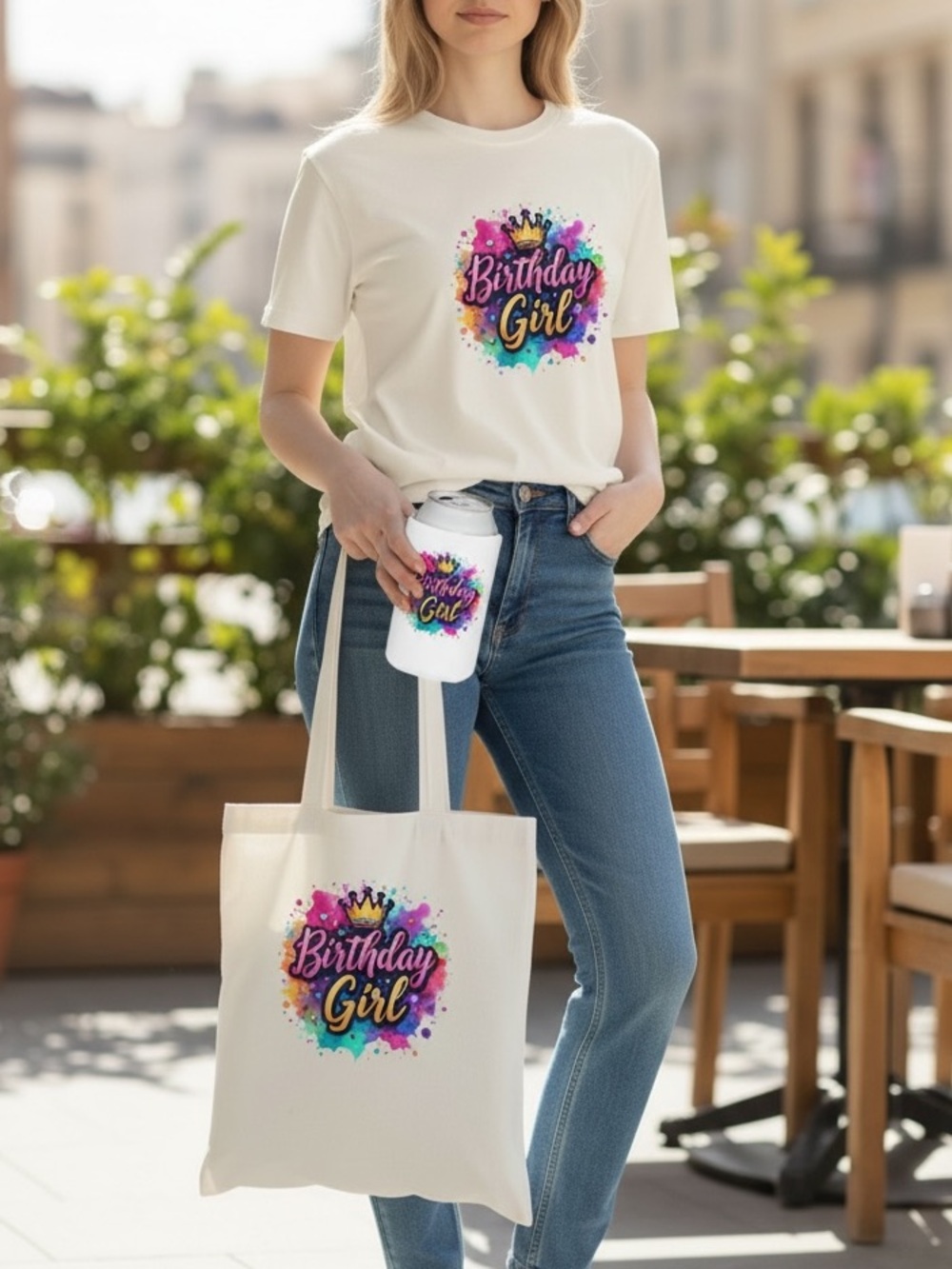 Beach set t-shirt, bag and koozie. New S M L XL turtle, lobster, crabs